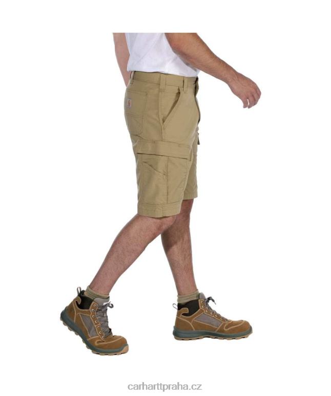 muži síla uvolněný fit ripstop cargo work short Carhartt 8BL8V150 asfalt