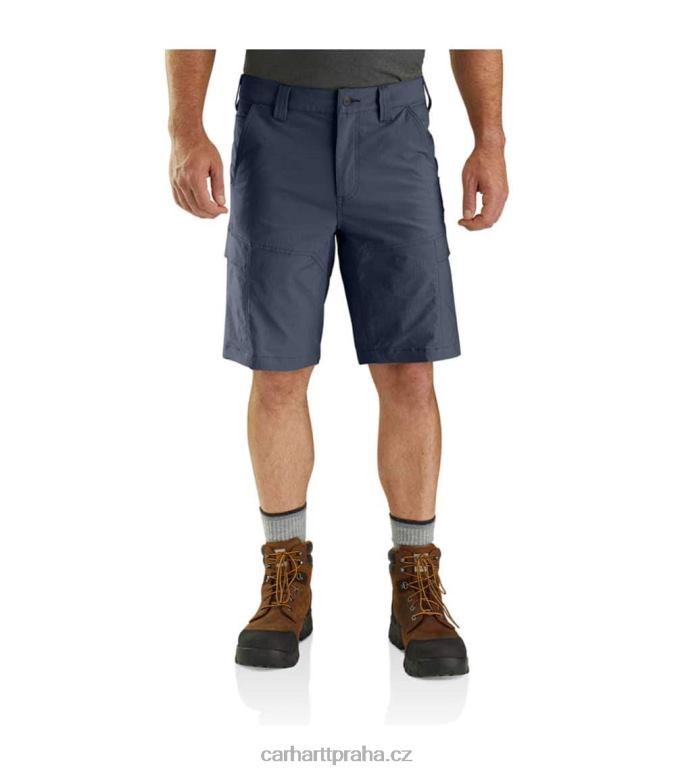 muži síla uvolněný střih lehký ripstop náklad práce krátký Carhartt 8BL8V146 modrý kámen