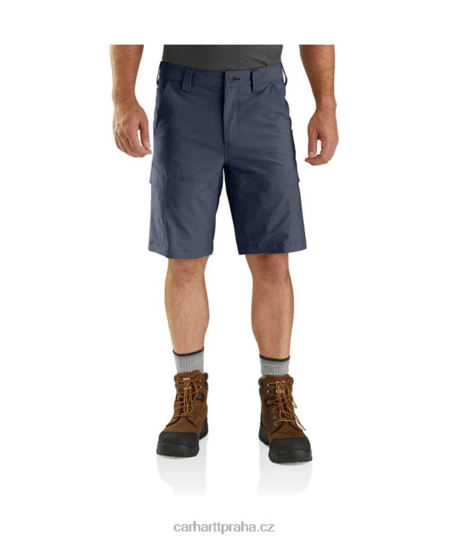 muži síla uvolněný střih lehký ripstop náklad práce krátký Carhartt 8BL8V146 modrý kámen