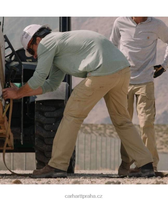 muži síla uvolněný střih ripstop cargo work kalhoty Carhartt 8BL8V66 tmavě khaki