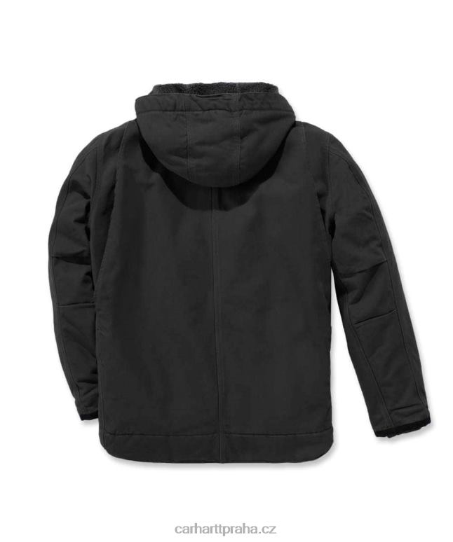 muži užitková bunda uvolněného střihu sepranou kachní šerpou Carhartt 8BL8V14 Černá