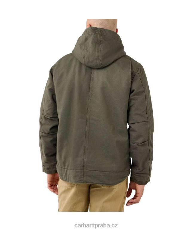 muži užitková bunda uvolněného střihu sepranou kachní šerpou Carhartt 8BL8V14 Černá