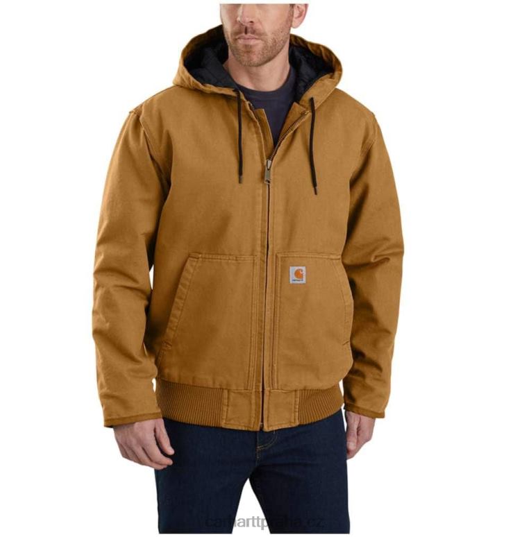 muži volný střih praná kachna izolovaná aktivní jac Carhartt 8BL8V13 Černá