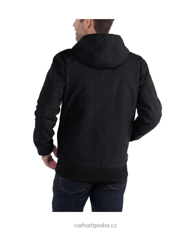 muži volný střih praná kachna izolovaná aktivní jac Carhartt 8BL8V13 Černá