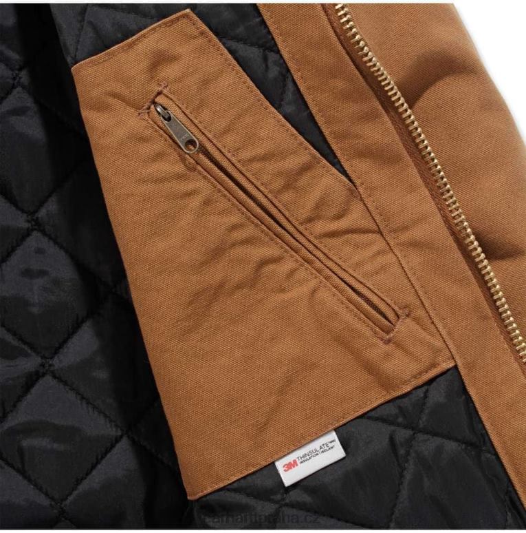 muži volný střih praná kachna izolovaná aktivní jac Carhartt 8BL8V13 Černá