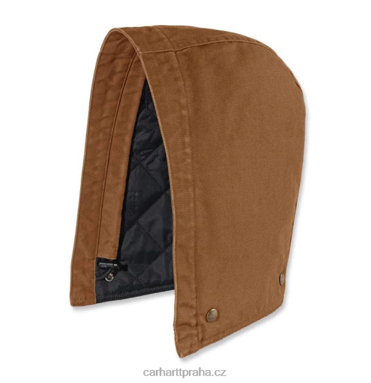 muži vypraná kachna zateplená kapuce Carhartt 8BL8V33 Černá