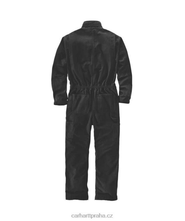 muži zateplená kombinéza sepraná kachna volného střihu Carhartt 8BL8V76 Černá