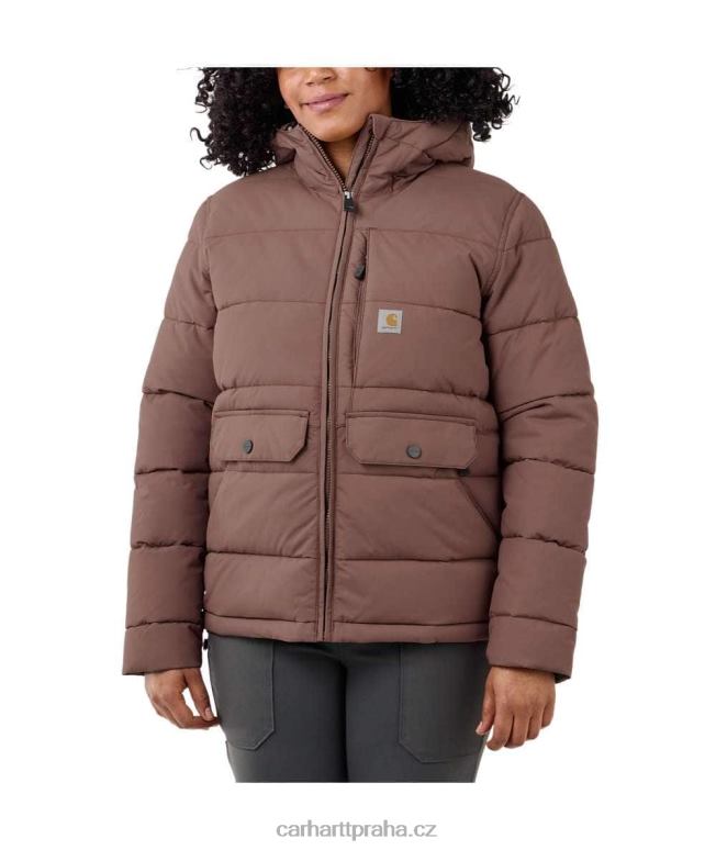 ženy Carhartt montana zateplená bunda uvolněného střihu8BL8V189 Černá