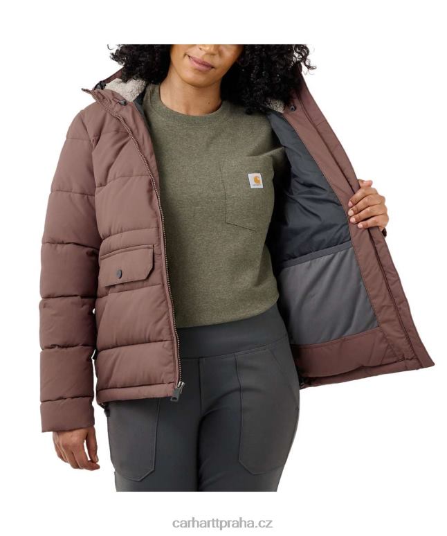 ženy Carhartt montana zateplená bunda uvolněného střihu8BL8V189 Černá