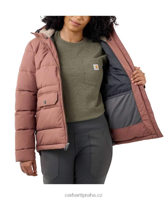 ženy Carhartt montana zateplená bunda uvolněného střihu8BL8V189 Černá