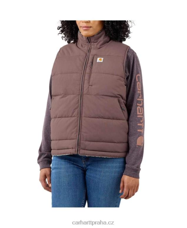 ženy Carhartt montana zateplená vesta uvolněného střihu8BL8V220 Černá