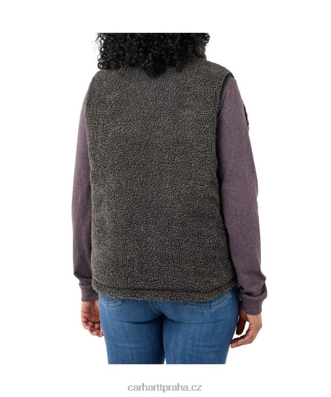 ženy Carhartt montana zateplená vesta uvolněného střihu8BL8V220 Černá