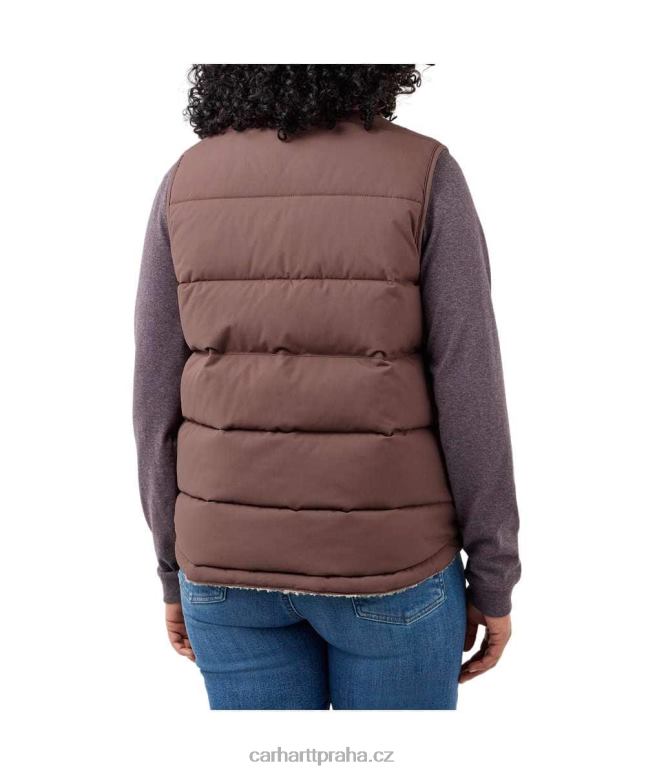 ženy Carhartt montana zateplená vesta uvolněného střihu8BL8V220 Černá