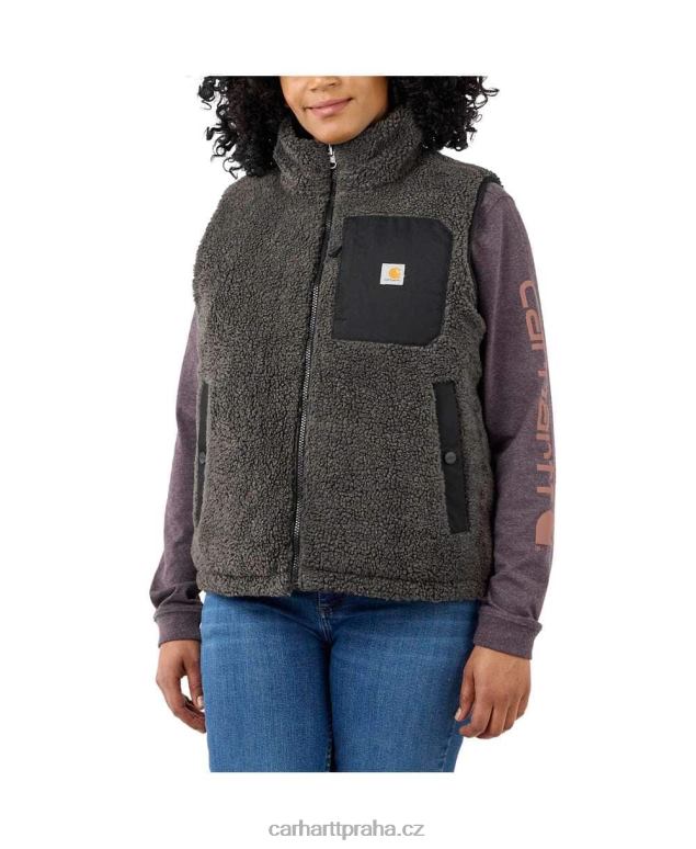 ženy Carhartt montana zateplená vesta uvolněného střihu8BL8V220 Černá