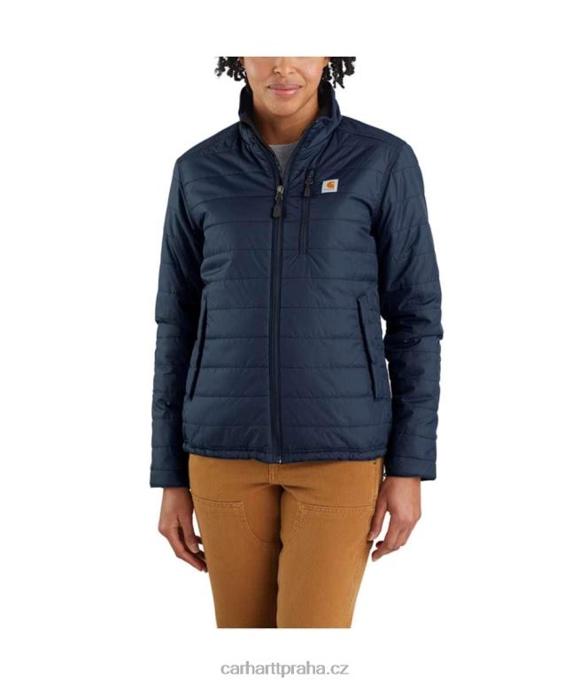 ženy Lehká zateplená bunda v uvolněném střihu proti dešti Carhartt 8BL8V190 Černá