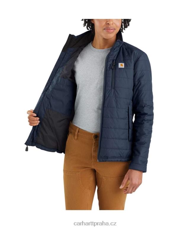 ženy Lehká zateplená bunda v uvolněném střihu proti dešti Carhartt 8BL8V190 Černá