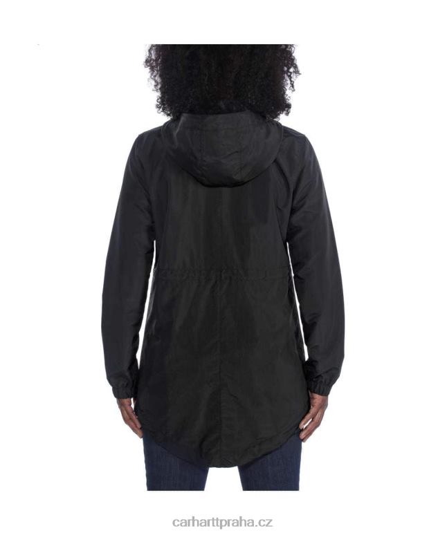 ženy Lehký kabát v uvolněném střihu proti dešti Carhartt 8BL8V195 Černá