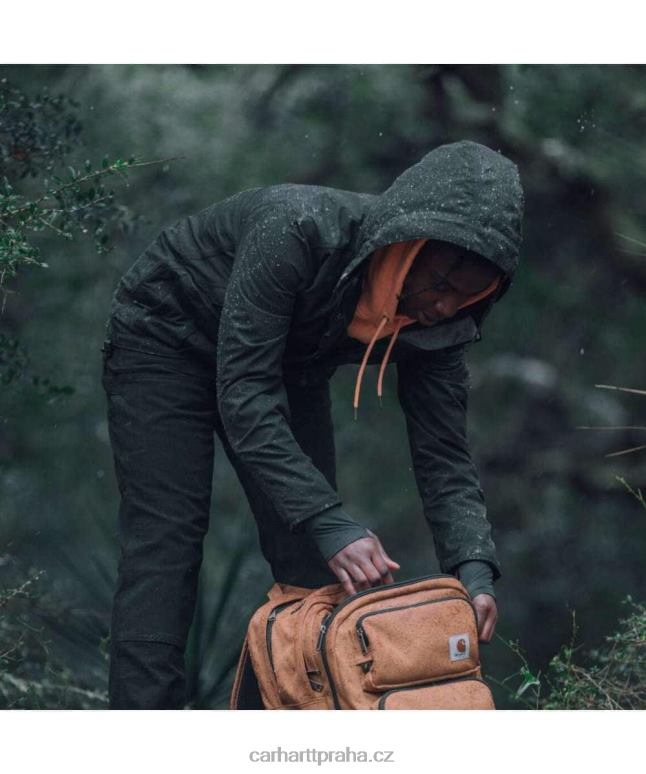 ženy bouřková bunda uvolněného střihu těžké váhy Carhartt 8BL8V193 Černá