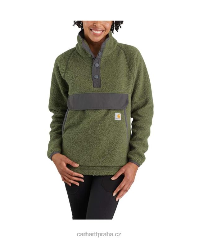 ženy fleecový svetr uvolněného střihu Carhartt 8BL8V208 bazalkový vřes