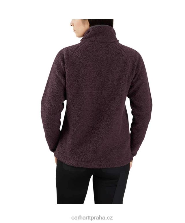 ženy fleecový svetr uvolněného střihu Carhartt 8BL8V208 bazalkový vřes