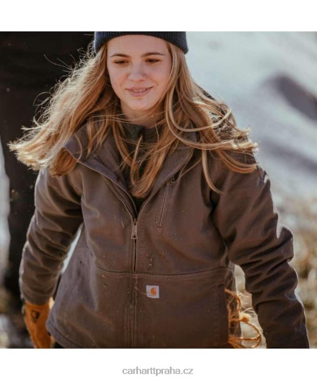 ženy full swing volný střih sepraná kachní šerpa podšitá bunda Carhartt 8BL8V188 hluboké víno/stín