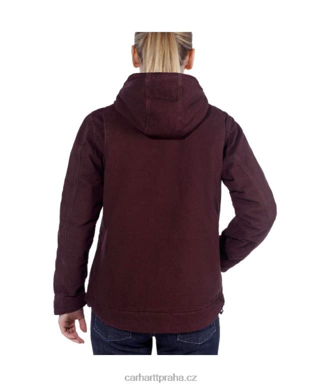 ženy full swing volný střih sepraná kachní šerpa podšitá bunda Carhartt 8BL8V188 hluboké víno/stín