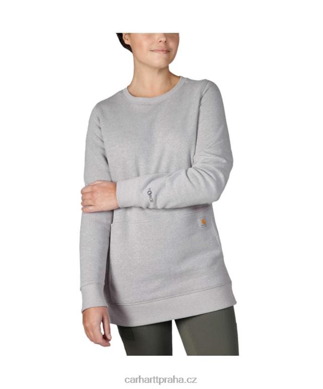 ženy lehká mikina force relaxed fit Carhartt 8BL8V206 asfaltový vřes