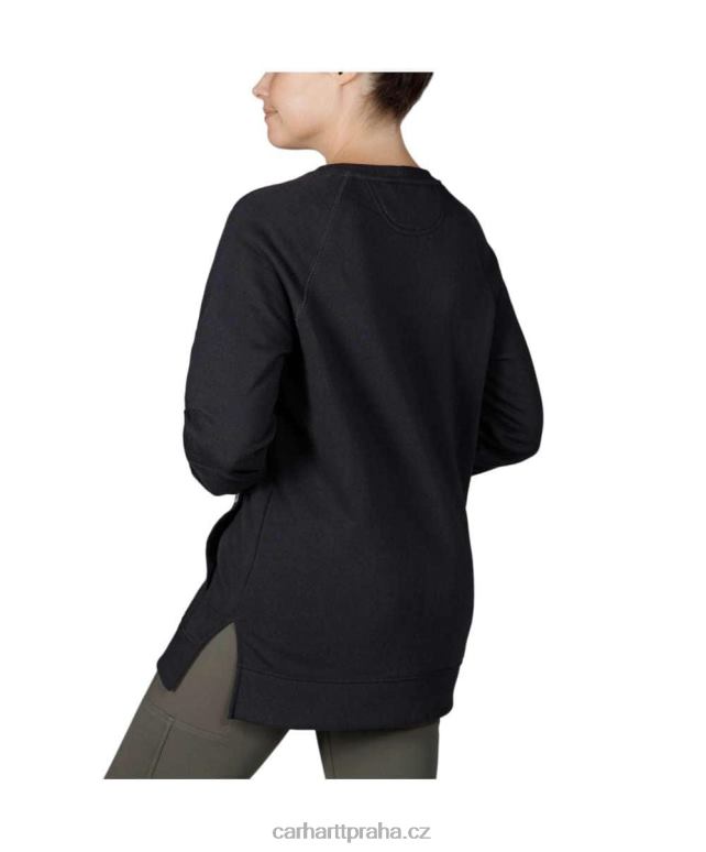 ženy lehká mikina force relaxed fit Carhartt 8BL8V206 asfaltový vřes