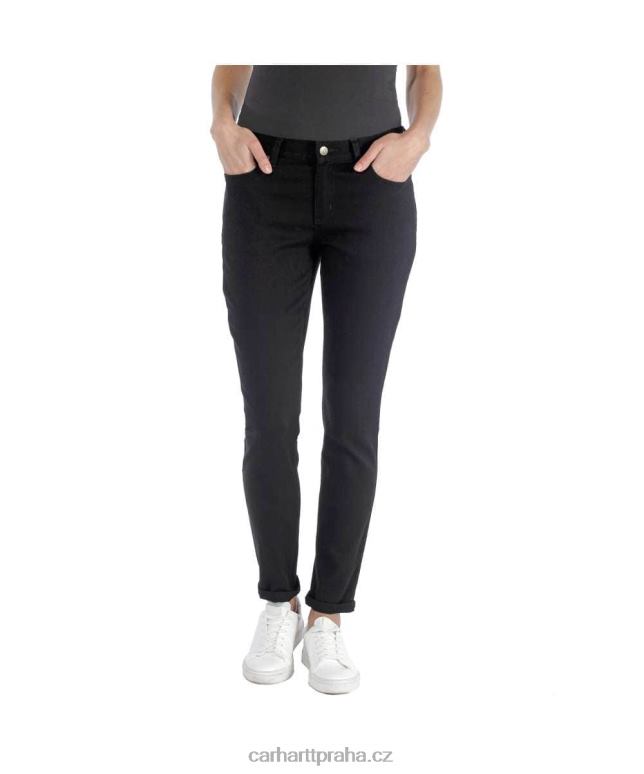 ženy robustní flex slim fit džíny Carhartt 8BL8V203 onyx
