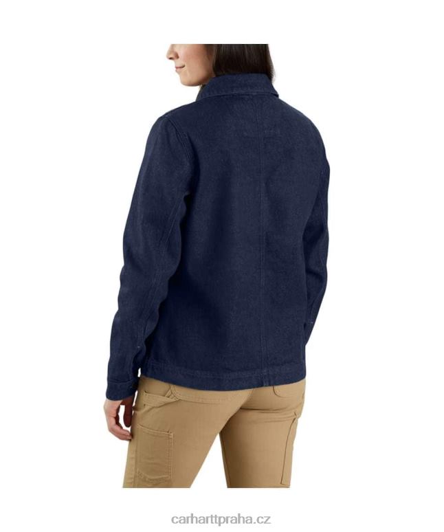 ženy robustní flex uvolněná džínová bunda Carhartt 8BL8V192 Umyvadlo