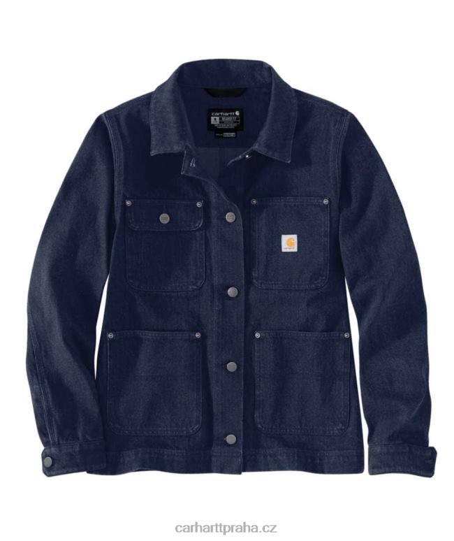 ženy robustní flex uvolněná džínová bunda Carhartt 8BL8V192 Umyvadlo