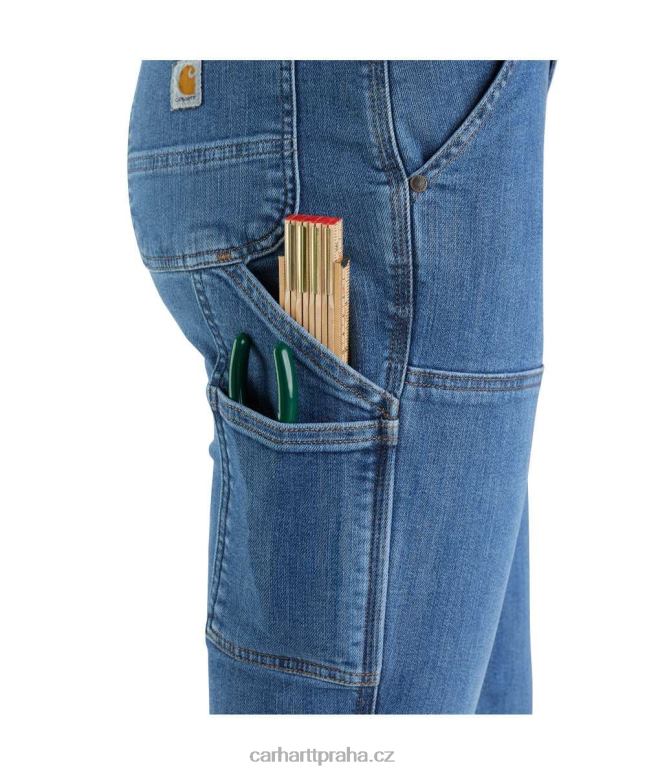ženy robustní flex uvolněný střih s dvojitým předním rovným džínem Carhartt 8BL8V198 lípa
