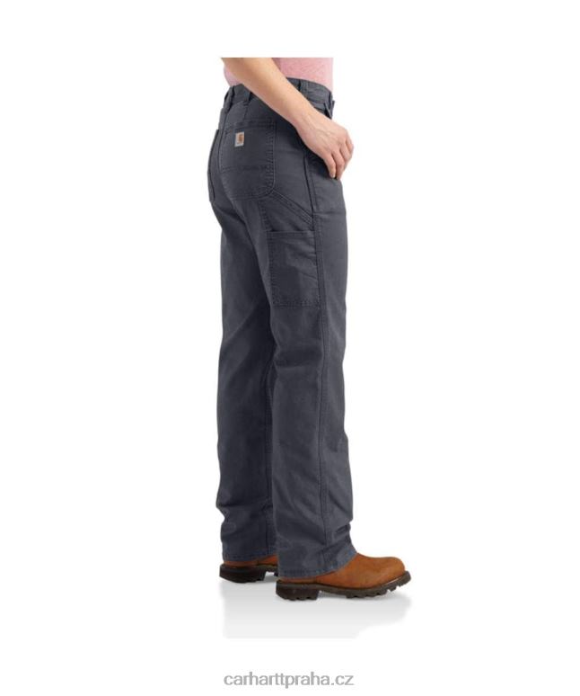 ženy robustní flex volné plátěné pracovní kalhoty Carhartt 8BL8V201 Černá