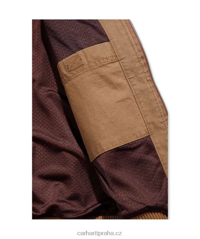 ženy robustní plátěná bunda uvolněného střihu Carhartt 8BL8V196 Černá