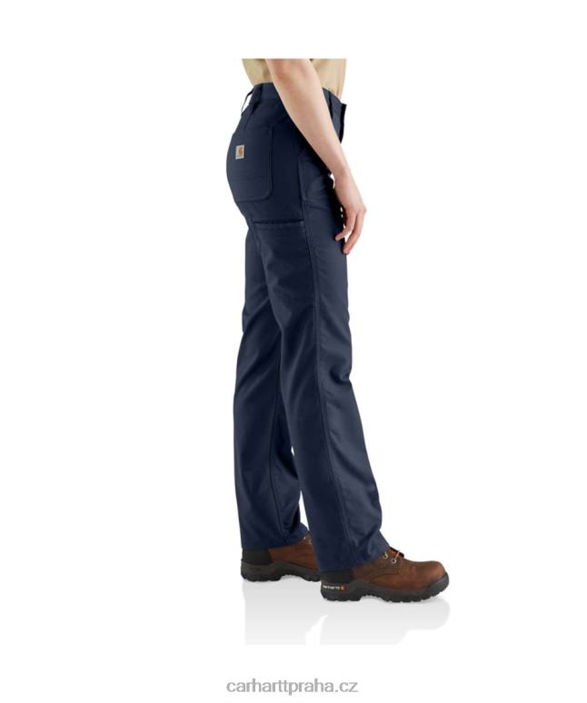 ženy robustní profesionální série plátěné pracovní kalhoty s volným střihem robustní flex Carhartt 8BL8V200 Černá