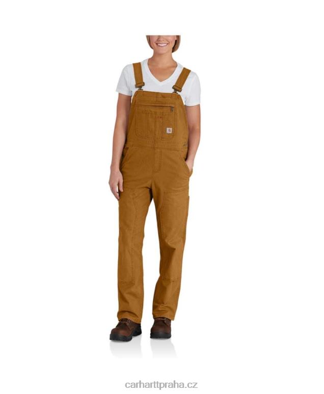 ženy robustní pružný plátěný overal volného střihu Carhartt 8BL8V218 Černá