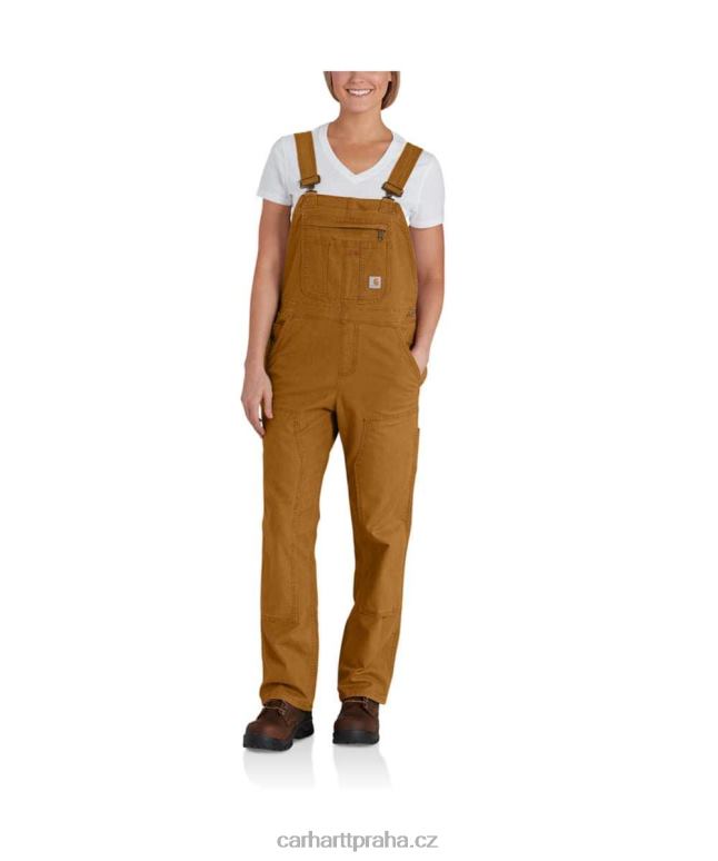 ženy robustní pružný plátěný overal volného střihu Carhartt 8BL8V218 Černá