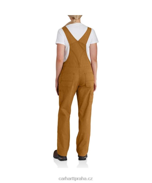 ženy robustní pružný plátěný overal volného střihu Carhartt 8BL8V218 Černá