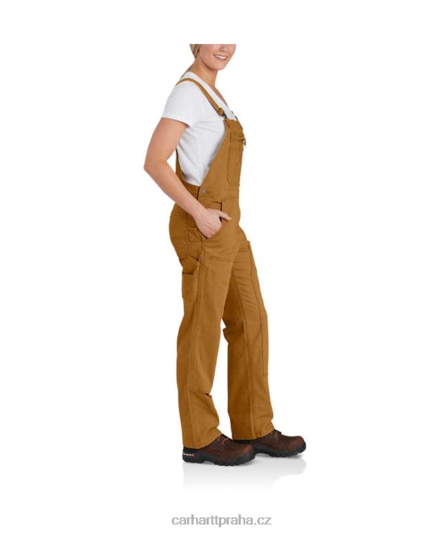 ženy robustní pružný plátěný overal volného střihu Carhartt 8BL8V218 Černá