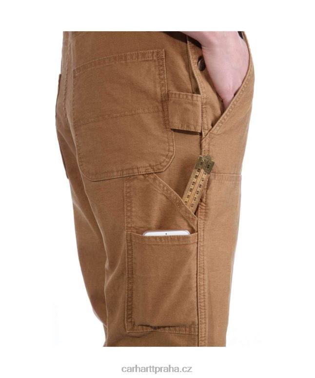 ženy robustní pružný plátěný overal volného střihu Carhartt 8BL8V218 Černá