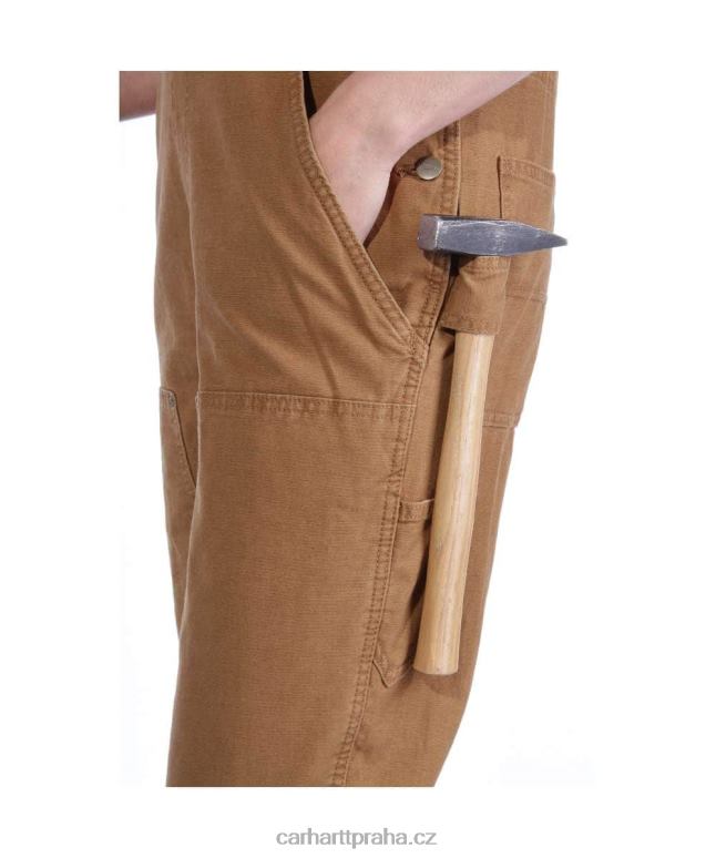 ženy robustní pružný plátěný overal volného střihu Carhartt 8BL8V218 Černá
