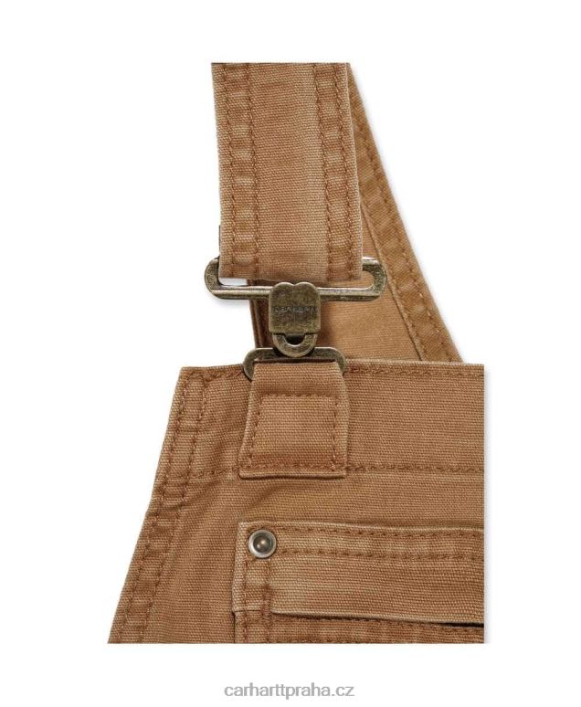 ženy robustní pružný plátěný overal volného střihu Carhartt 8BL8V218 Černá