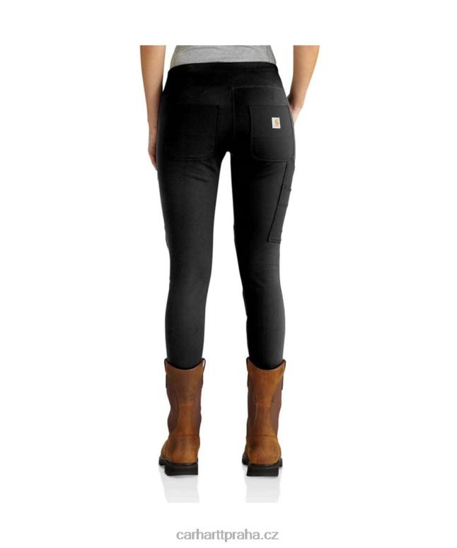 ženy silové užitkové legíny střední hmotnosti Carhartt 8BL8V182 Černá