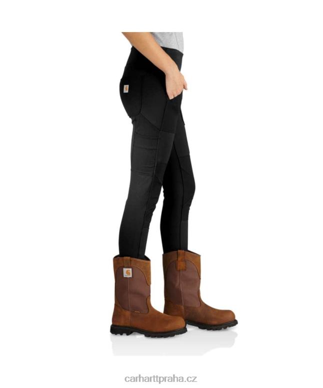 ženy silové užitkové legíny střední hmotnosti Carhartt 8BL8V182 Černá