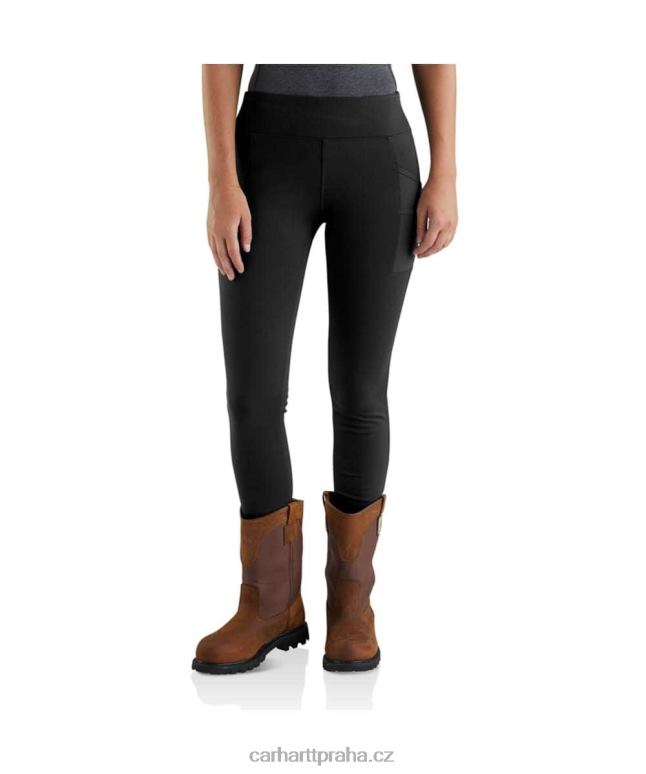 ženy silově vypasované lehké užitkové legíny Carhartt 8BL8V183 Černá