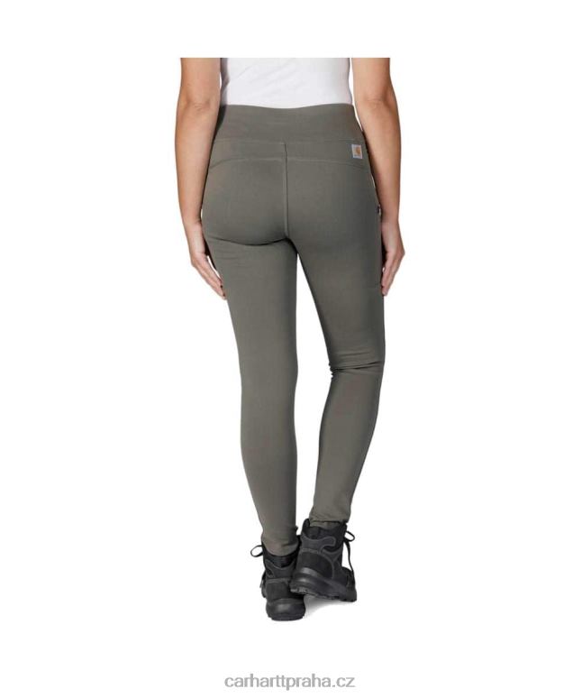 ženy silově vypasované lehké užitkové legíny Carhartt 8BL8V183 Černá