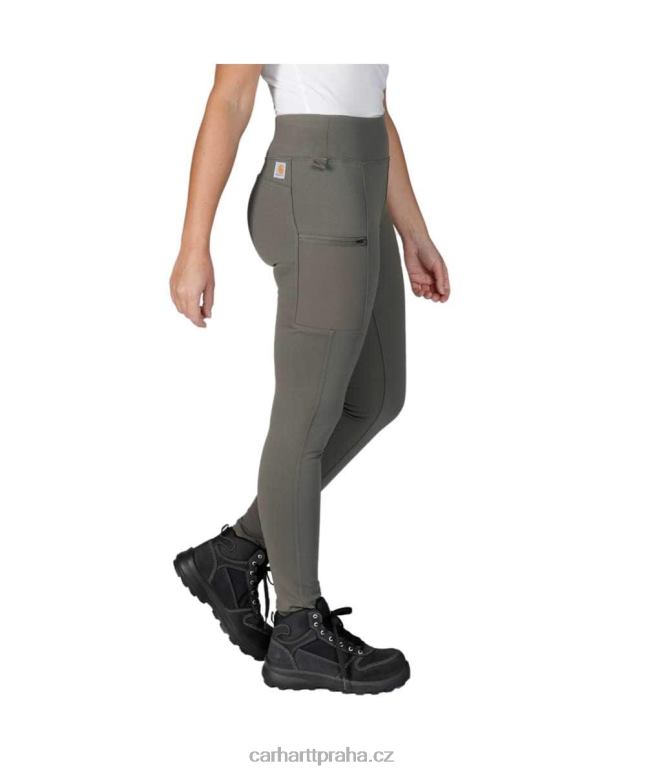 ženy silově vypasované lehké užitkové legíny Carhartt 8BL8V183 Černá