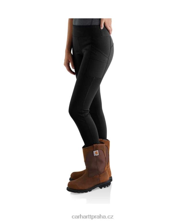 ženy silově vypasované lehké užitkové legíny Carhartt 8BL8V183 Černá