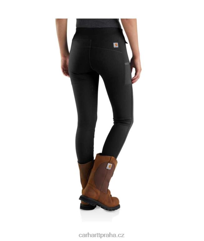 ženy silově vypasované lehké užitkové legíny Carhartt 8BL8V183 Černá