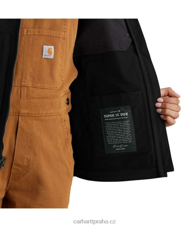 ženy super dux uvolněná lehká bunda s kapucí Carhartt 8BL8V197 Černá